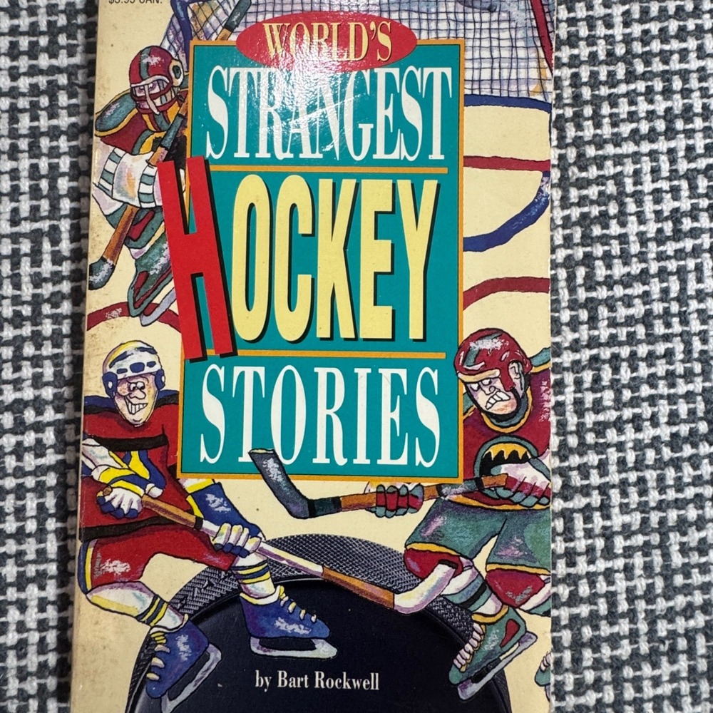 Worlds Strangest Hockey Stories Bart Rockwell Watermill Press Vintage Paperback